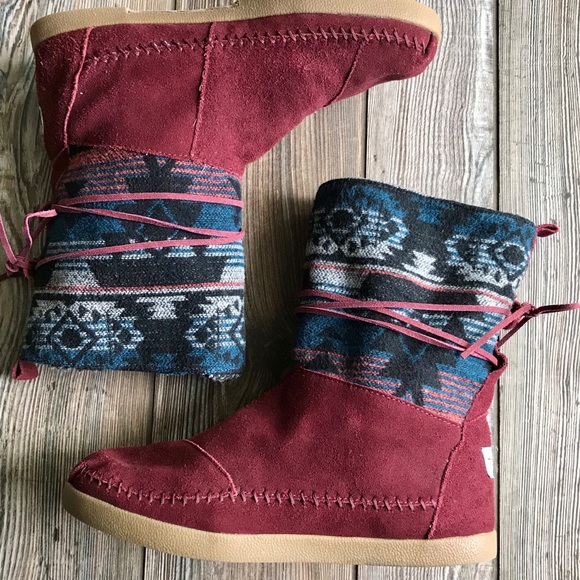Toms Shoes - TOMS Nepal Aztec Print Boots